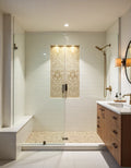 Full Shower tile Regrout and Reseal